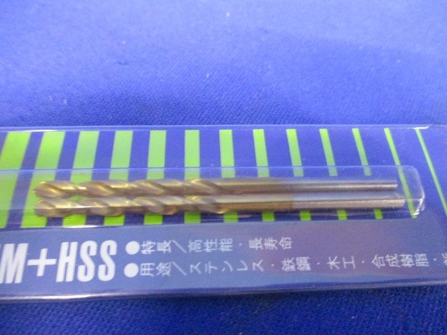 ドリル ステンレス TITANIUM+HSS 2本入 3.0m/m-02