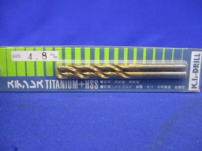 ドリル ステンレス TITANIUM+HSS 2本入 4.8m/m-02