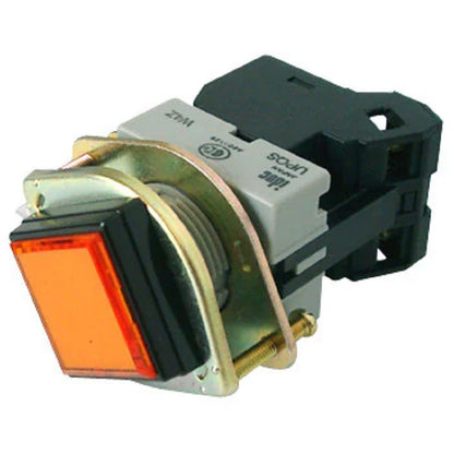 正角形コントロールスイッチ コントロールユニット φ25 TWSシリーズ アンバー色 UPQS4B26DNA