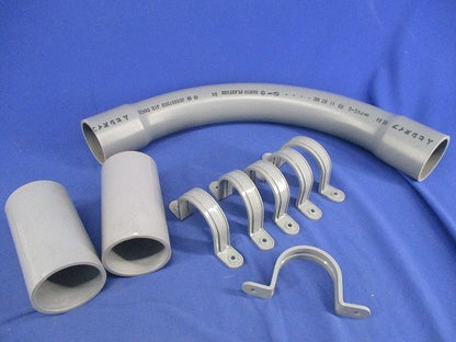 VE管付属品セット(混在9個入)(グレー) N54