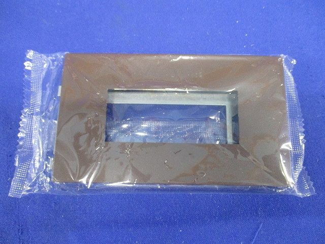 NKシリーズ配線器具 NKシリーズプレート 1連用３口プレート チョコ NKP-3UF