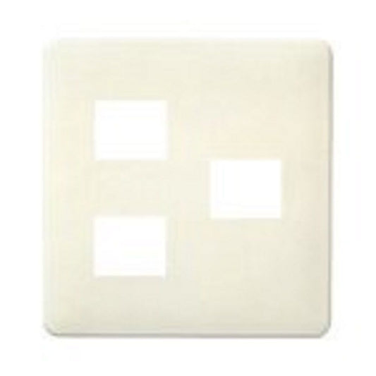 モダンプレート3個用 2個+1個用 標準プレート ミルキーホワイト WN6073W