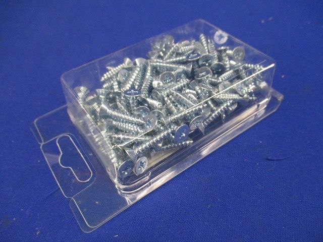 皿タッピングビス A型タッピングネジ ユニクロメッキ付 4×20 120本入 T20-120