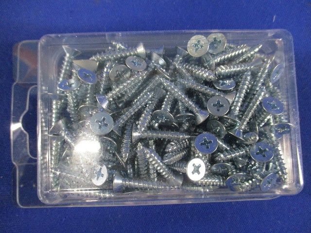 皿タッピングビス A型タッピングネジ ユニクロメッキ付 4×20 120本入 T20-120