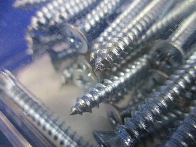 皿タッピングビス A型タッピングネジ ユニクロメッキ付 4×50 40本入 T50-40