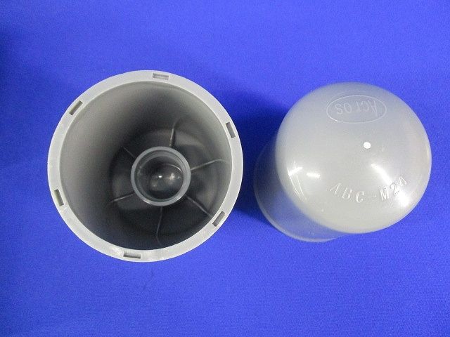 ボルトキャップ ネジ式(15個入)(グレー) ABC-M24