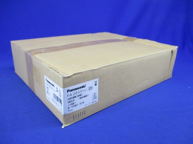 点滅型LED誘導灯 B級・BL形 片面 壁・天井直付・吊下型 一般型20分間 FA20331LE1