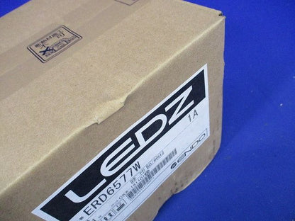 ＬＥＤベースダウンライト 浅型白コーン 温白色 φ１２５ｍｍ 広角 ランプ付・電源別売 ERD6577W