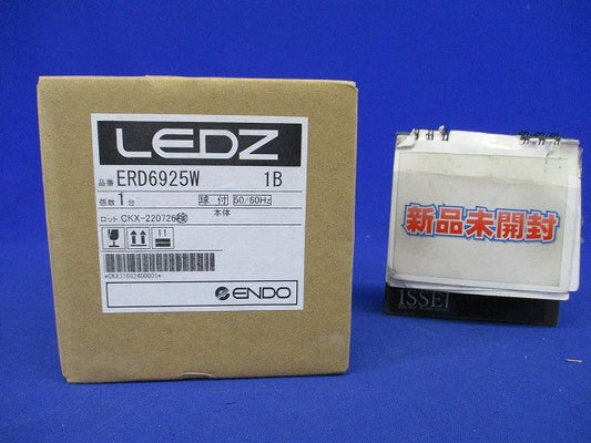 ＬＥＤベースダウンライト 鏡面コーン Ｃ１５０・１００ 電球色 広角 φ７５ 白 ランプ付・電源別売 ERD6925W