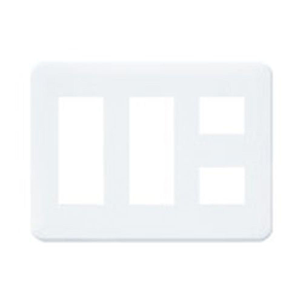 コスモシリーズワイド21 簡易耐火コンセントプレート 8コ用 ホワイト WTF7708W