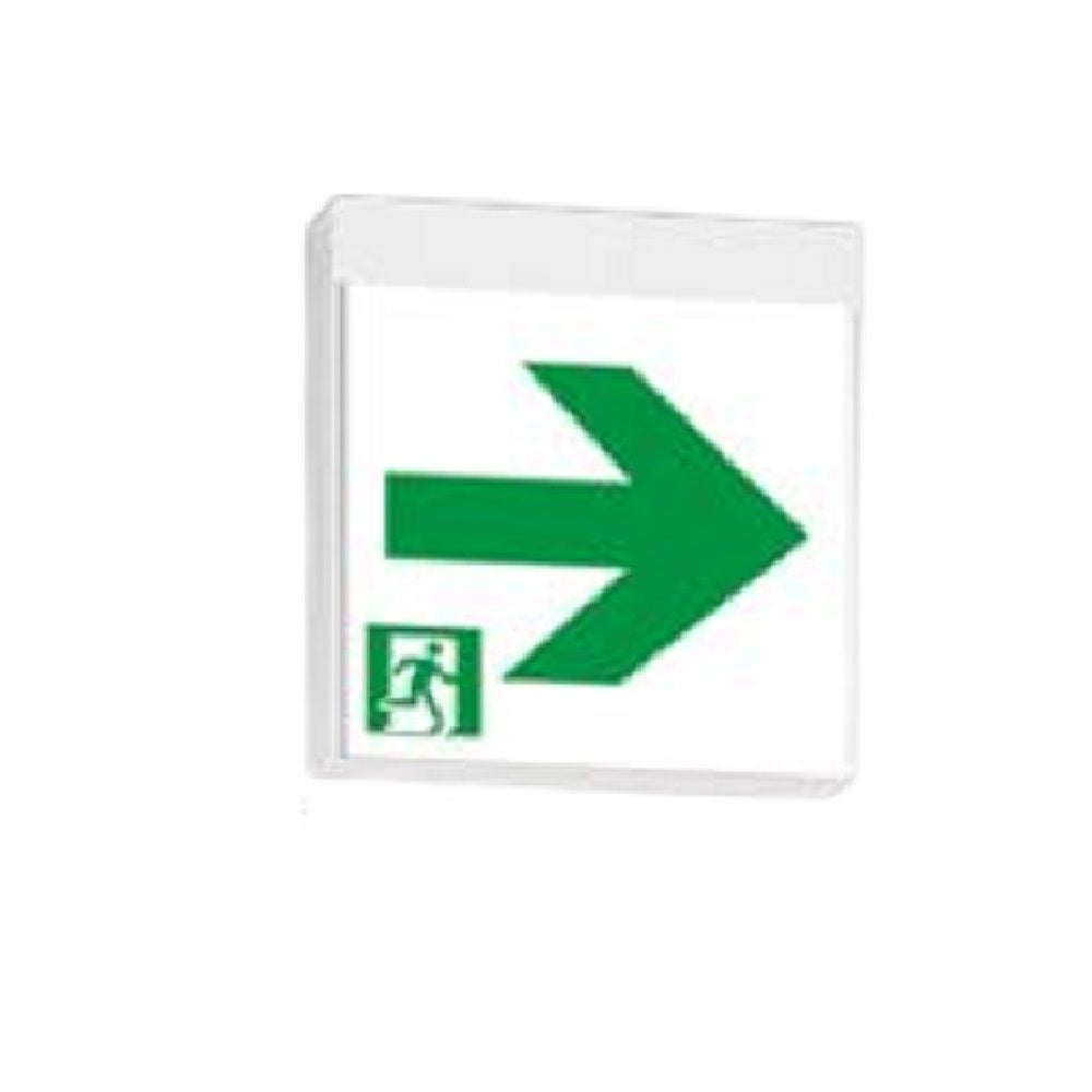 LED誘導灯セット B級・BH形 片面灯 パネル1枚付(右矢) FBK-42721-LS17+ET-20713