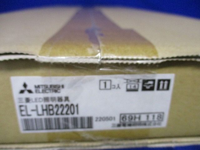 LEDライトユニット形ベースライト 器具本体のみ 220幅 Ｃチャンネル回避形 EL-LHB22201