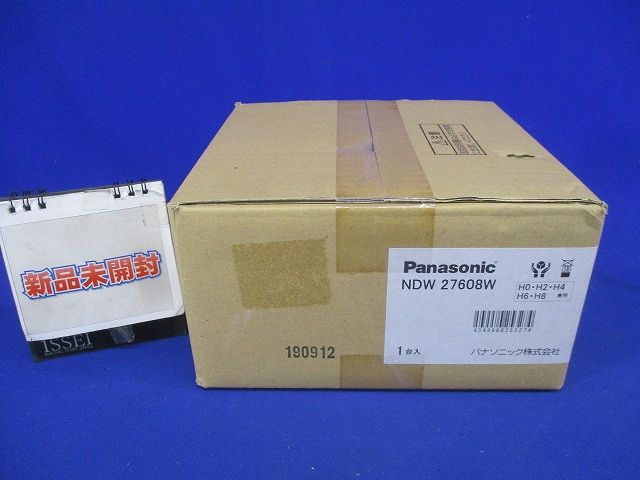 軒下用LEDダウンライト 60〜250形 φ150 ホワイト 拡散 電球色 電源別売 NDW27608W