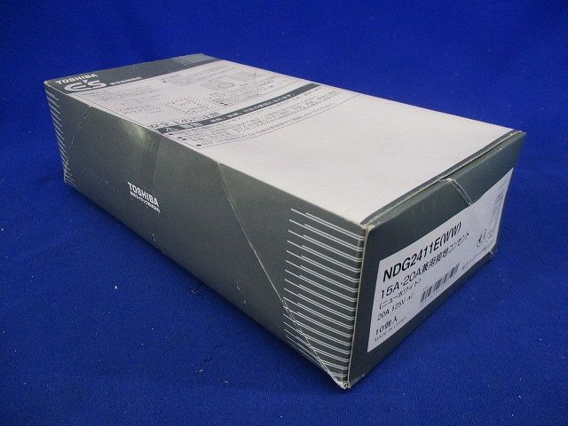 Ｅ’ｓ配線器具 15・20A兼接地コンセント 10個入 NDG2411E(WW)