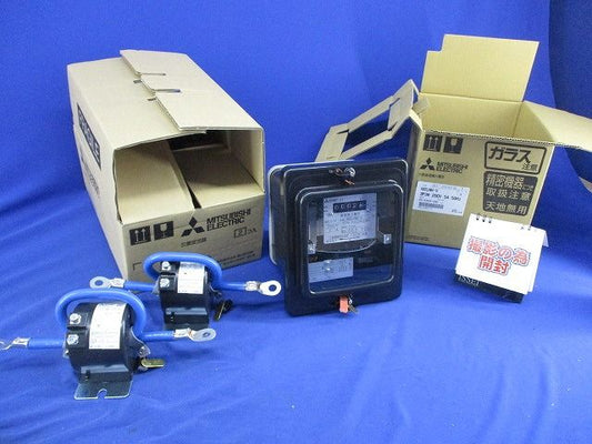 変成器付普通電力量計3P3W200V5A50Hｚ M2LHM-V+CW-15LS