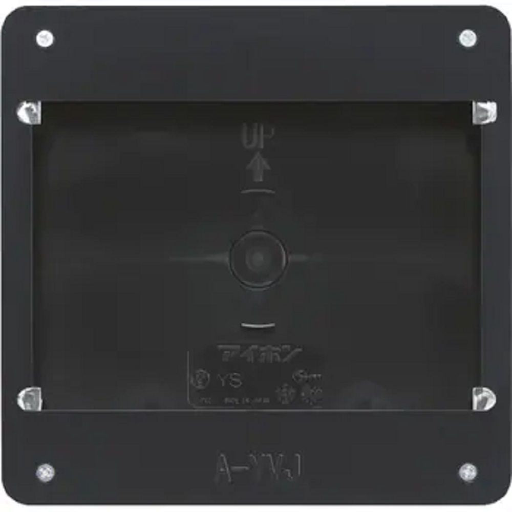 埋込ボックス 硬質PVC 黒 A-YVJ