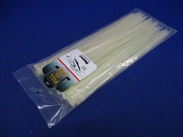スーパーグリップ 電工用 ナイロン結束バンド ナチュラル 100本入 PLT300-100