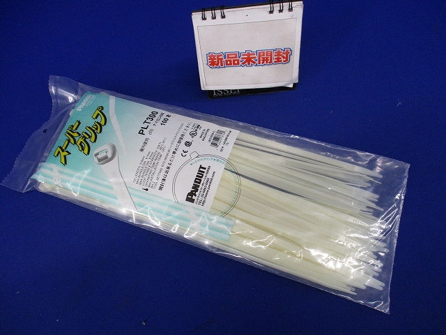 スーパーグリップ 電工用 ナイロン結束バンド ナチュラル 100本入 PLT300-100