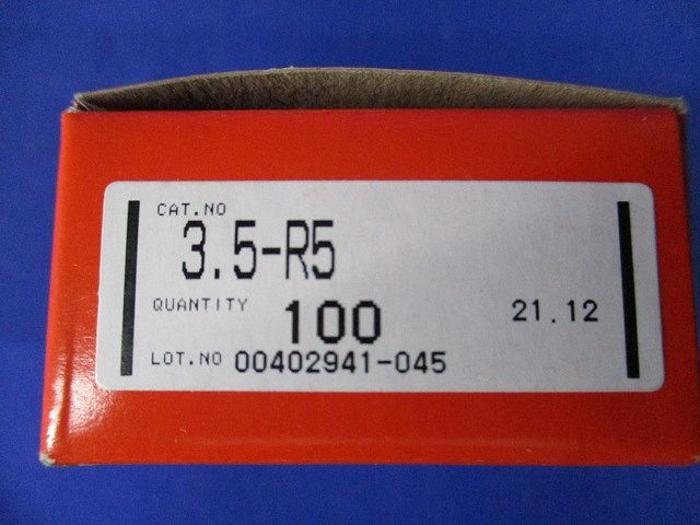 裸圧着端子 丸形(R形) 100個入 3.5-R5-100