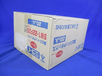 露出スイッチボックス Gタイプ 1ヶ用1方出 PF管22適合 グレー 20個入 SW1-22FGSH-20