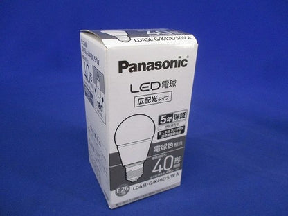 LED電球 一般電球形 40W形相当 電球色 口金E26 広配光タイプ LDA5L-G/K40E/S/WA
