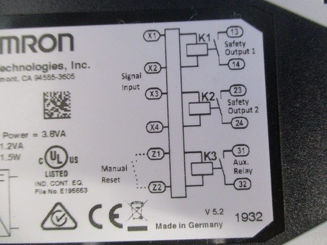 安全コントローラー SCC-1224A