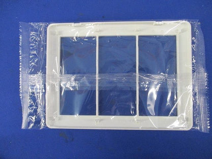 スイッチプレート3連用(10枚入)(ピュアホワイト) WJP-3