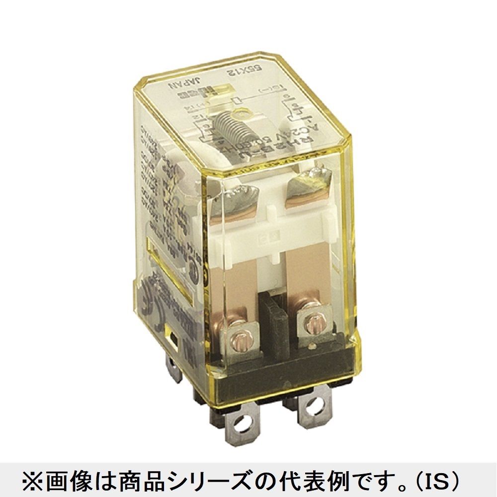RH形パワーリレー 2極 ブレード端子(標準形) RH2B-UAC100-110