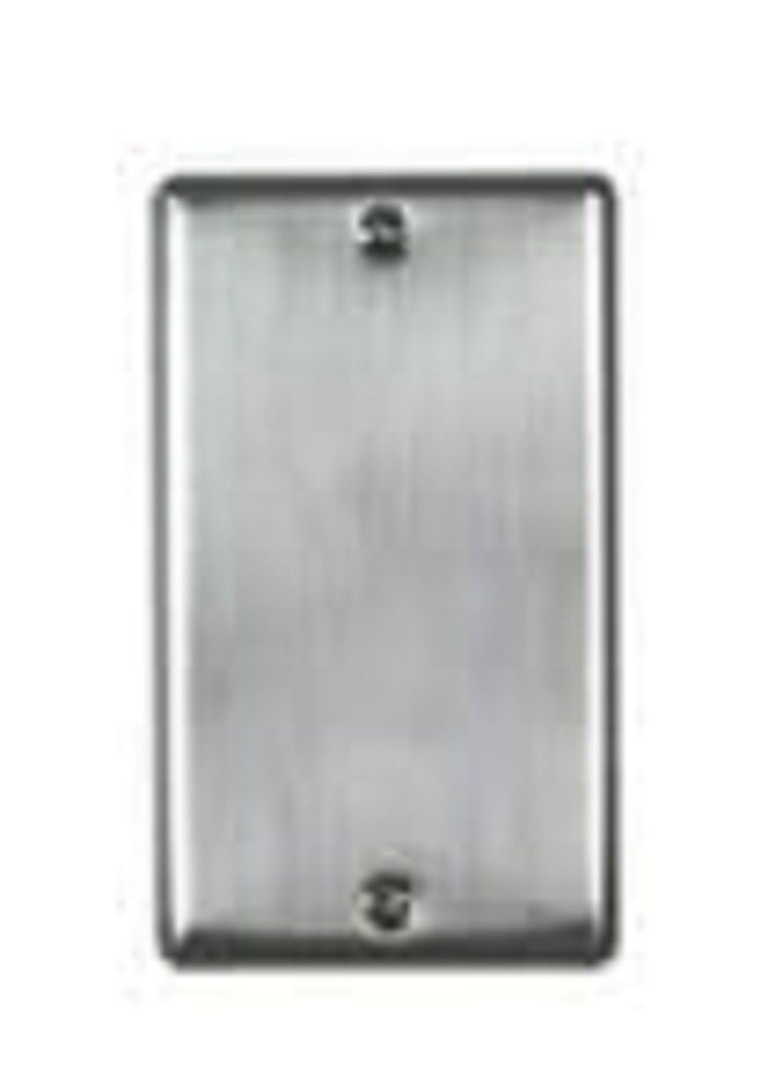 ニューマイルドビーシリーズ ステンレスプレート 角形ブランクプレート 1連用 取付枠付 BP-0S