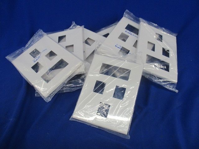 コンセントプレート6コ用(8枚入)(ホワイト) WTF8086