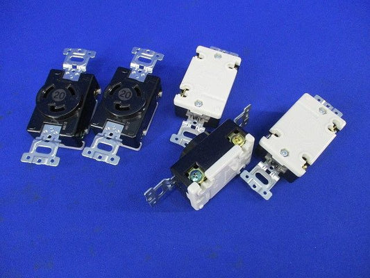 引掛埋込コンセント(5個入)(黒) WF2520