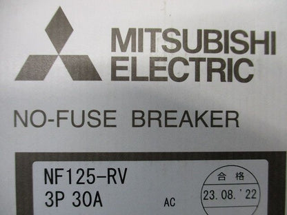 ノーヒューズ遮断器3P3E30A NV125-SV