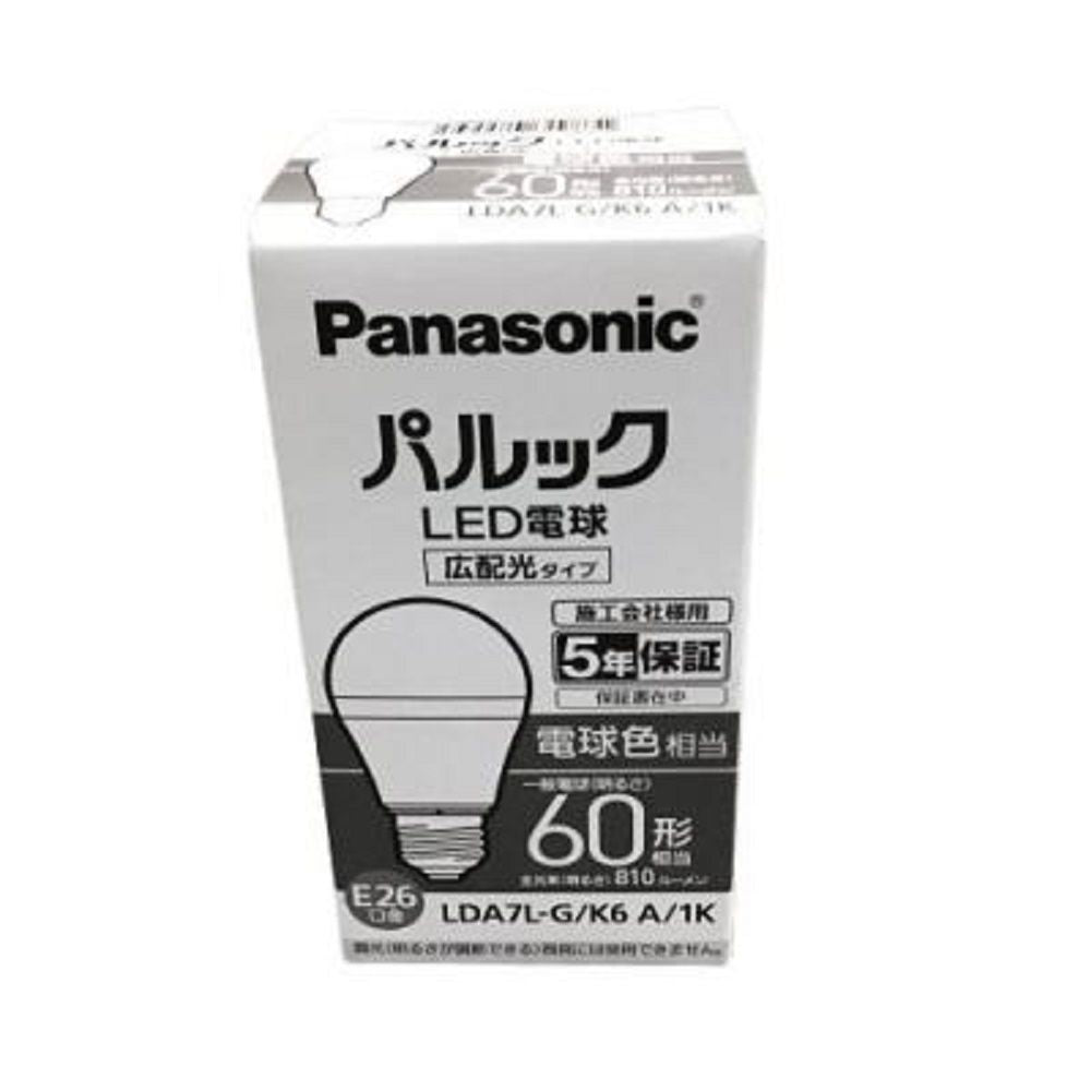 LED電球 昼白色 一般電球60形相当 810lm 7.0W E26口金 LDA7N-G/K6A/1K