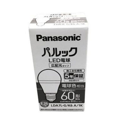 LED電球 昼白色 一般電球60形相当 810lm 7.0W E26口金 LDA7N-G/K6A/1K