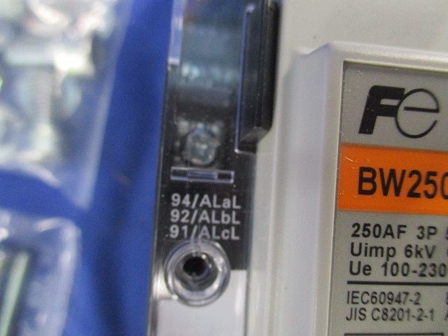 富士オートブレーカ 漏電警報付3P150A BW250RAL-3P150