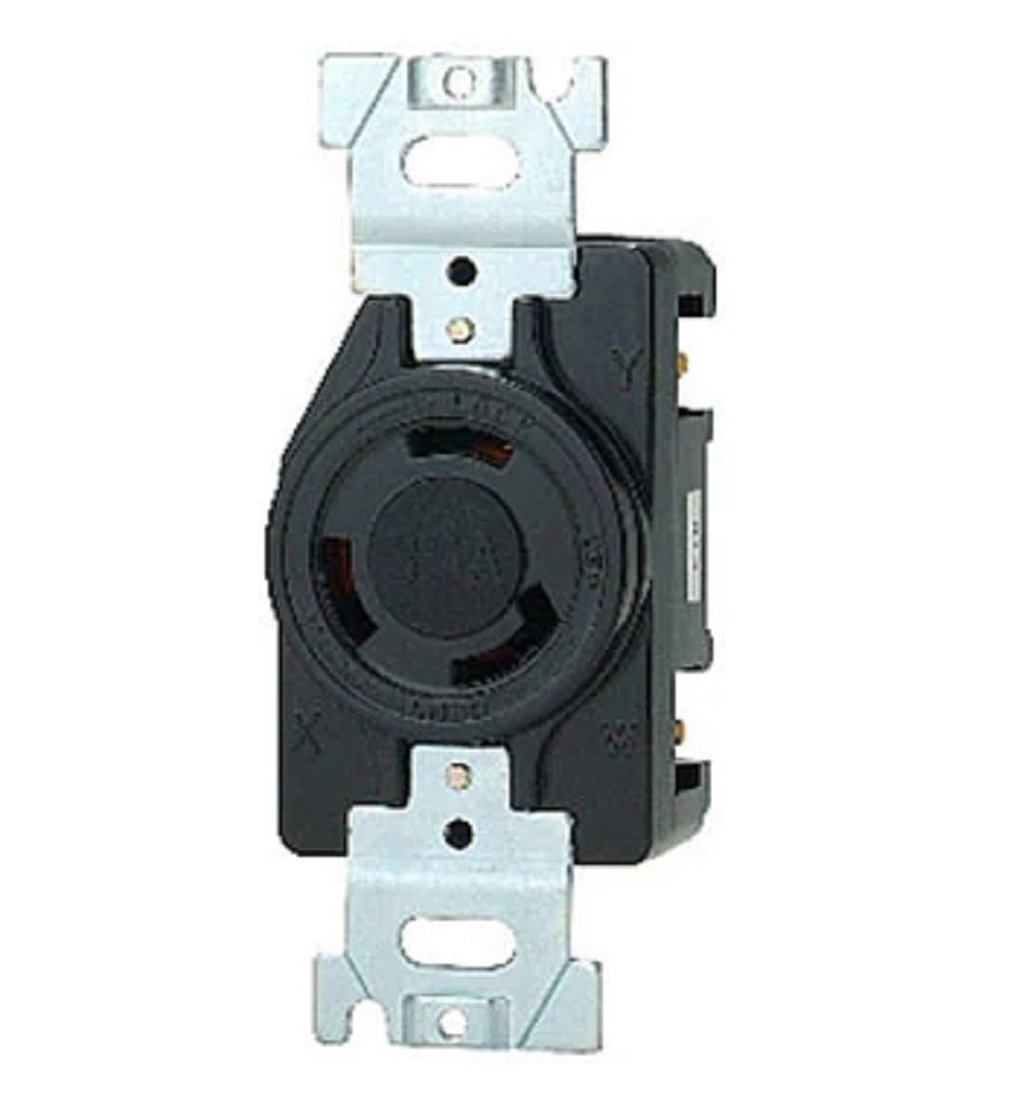 埋込引掛形コンセント・プラグ 適合プラグ 接地 3P 30A ブラック 1253