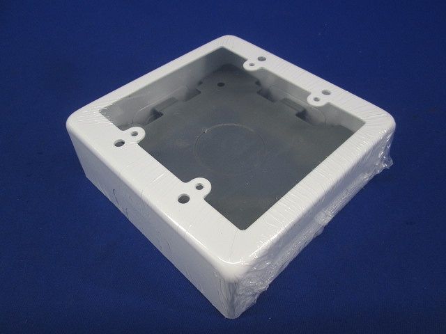 スイッチボックス ワンタッチ 側面ノックアウト 2個用 B型 ホワイト M(Y)262