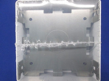 スイッチボックス ワンタッチ 側面ノックアウト 2個用 B型 ホワイト M(Y)262