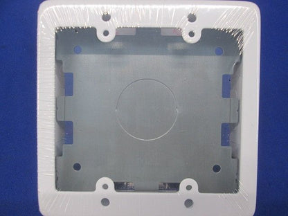 スイッチボックス ワンタッチ 側面ノックアウト 2個用 B型 ホワイト M(Y)262