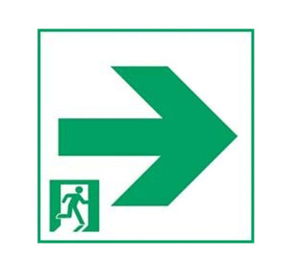 通路誘導灯用適合表示板 右 B級 片面用 FK20067
