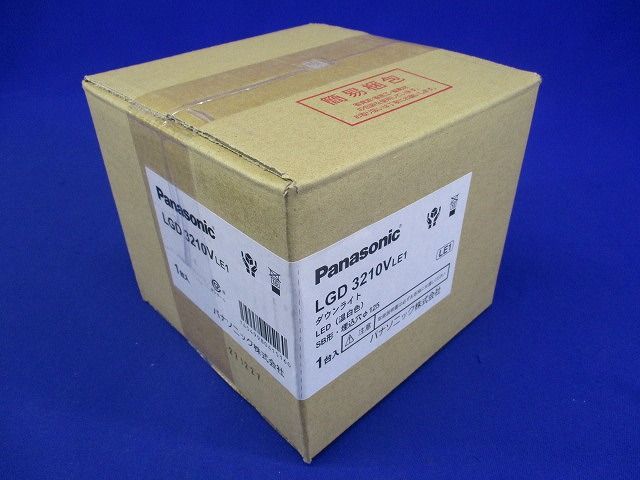 ダウンライト 温白色・拡散・φ125 パネルミナ 100形 乳白 調光不可 電源内蔵 LGD3210VLE1