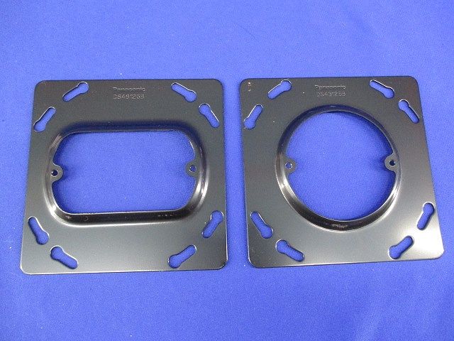 塗装大型四角丸穴カバー・スイッチカバーセット(混在10個入) DS43125B他