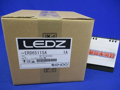 ＬＥＤベースダウンライト 本体白色 φ１２５ｍｍ 超広角 温白色ランプ付・電源別売 ERD6511SA