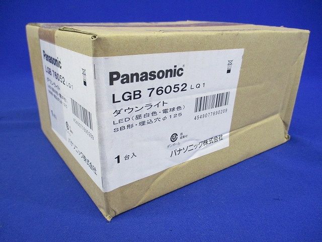 LEDダウンライト 非調光 電源ユニット内蔵 昼白色〜電球色 φ125 LGB76052LQ1