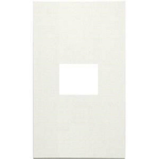 Jワイドスリム コンセントプレート 1連用1口 ピュアホワイト 10個入 QWD-1-PW-10