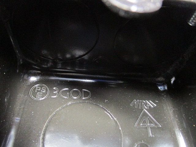 耐火スイッチボックス1個用(ブラック)(汚れ有) MTKB-1CSW-K