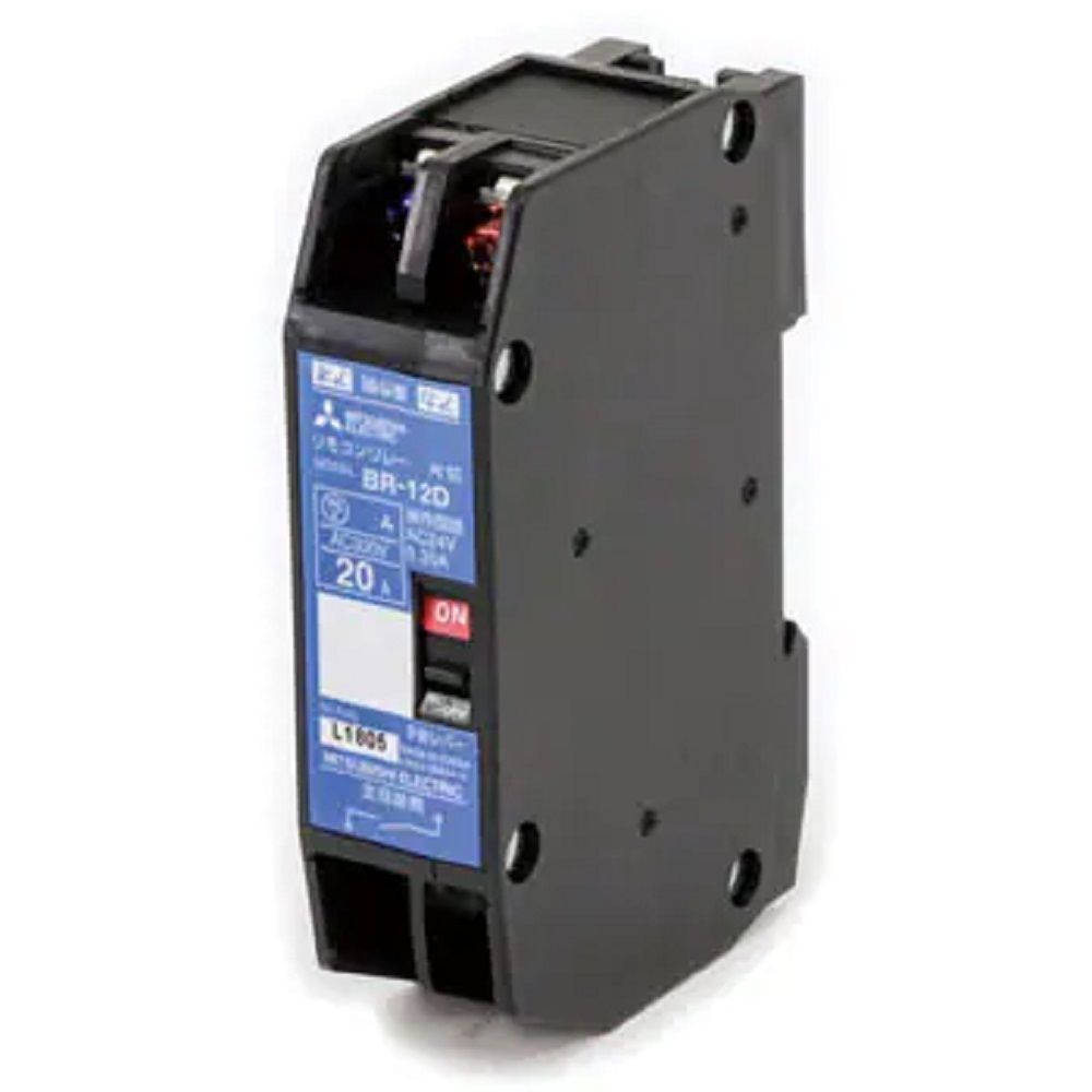 リモコンリレー(方切) 1P 20A AC24V BR-12D1P20AAC24V