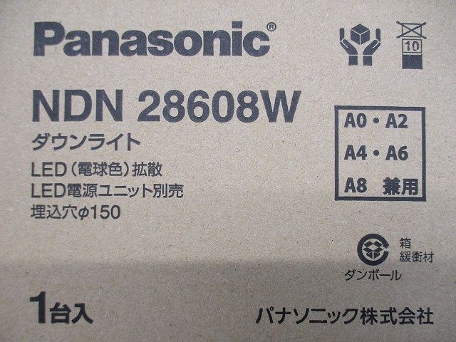 LEDダウンライト  電源ユニット別売 電球色 NDN28608W