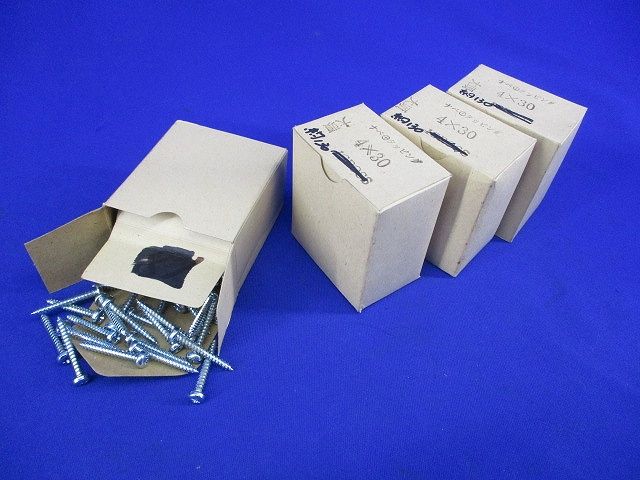 大頭ナベ+タッピングねじ(約520本入) 4×30
