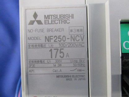ノーヒューズブレーカ3P3E175A NF250-NCV